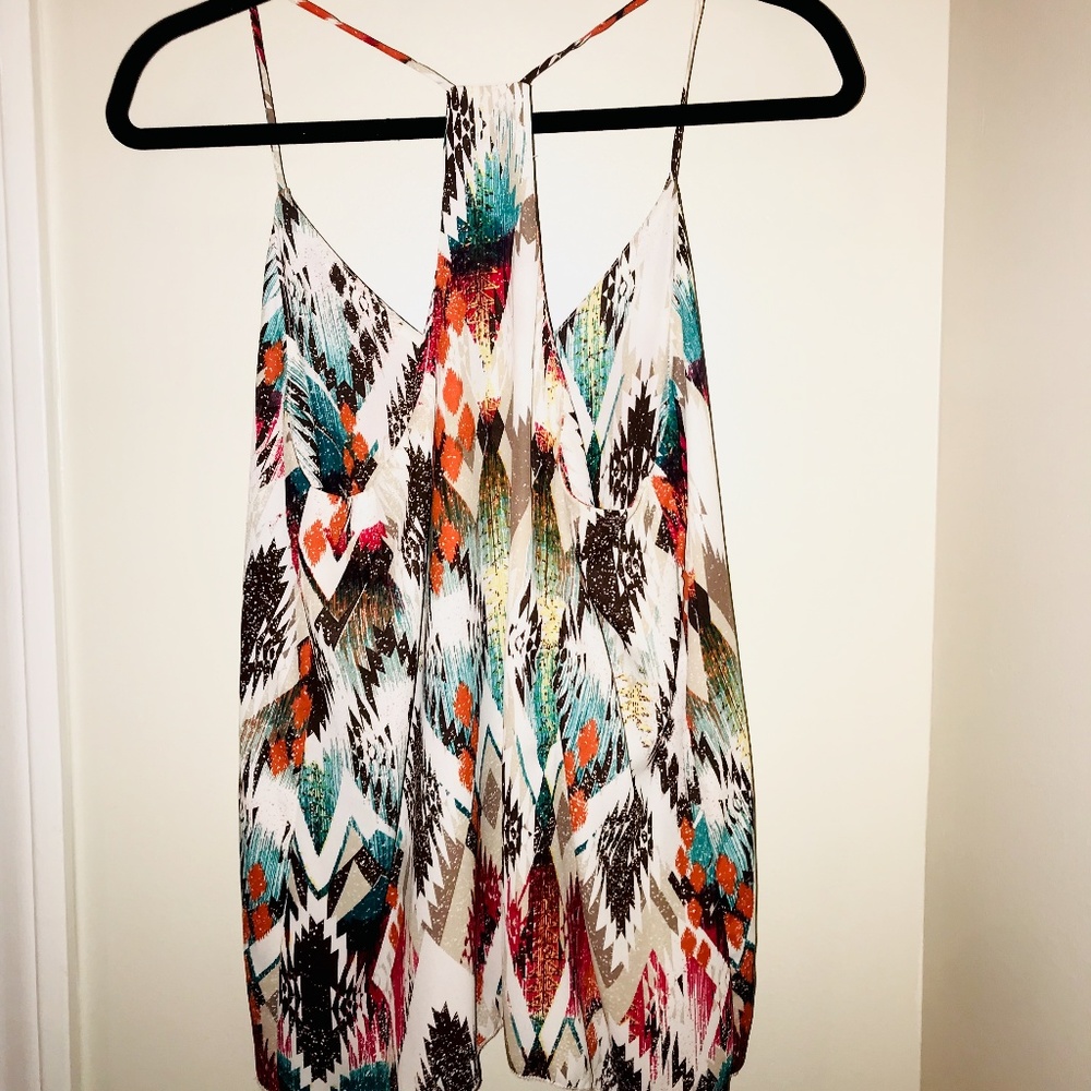 Fab'rik - Tribal Print Tank Top - Size L